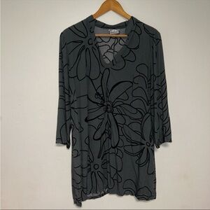 Manuhealiʻi Dress XS Gray Black